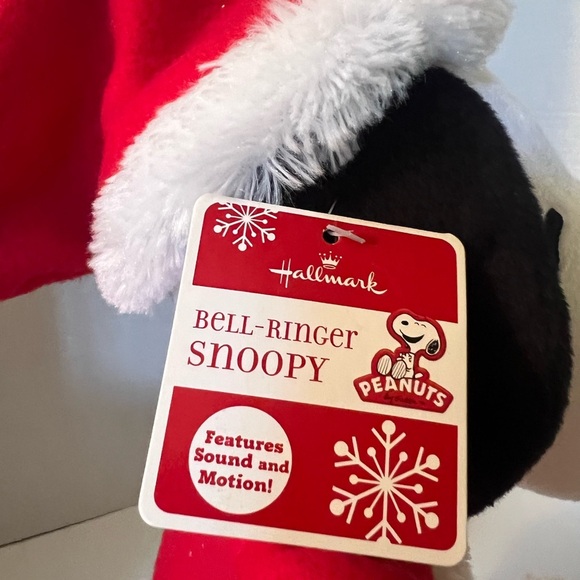 Hallmark Snoopy Bell-Ringer Plush in Red and White - Picture 8 of 10